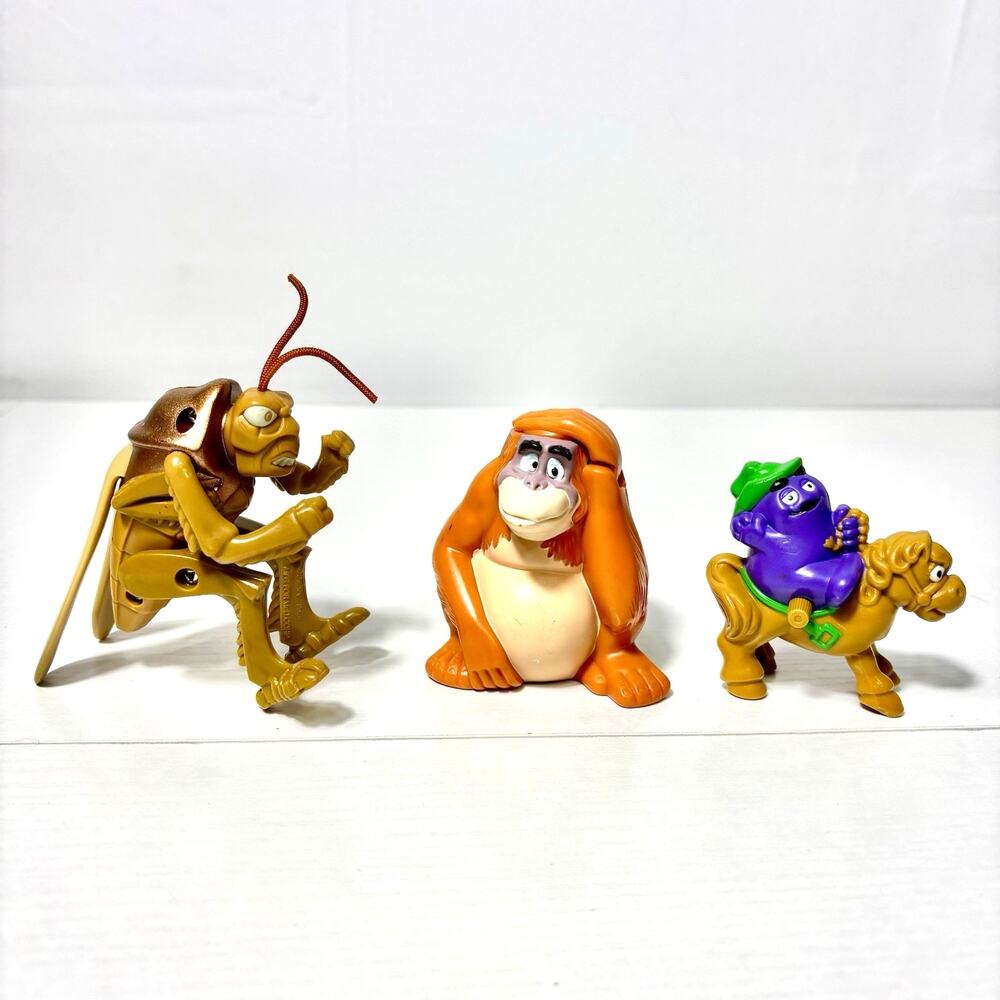 Lot Of 3 Vintage Bug's Life McDonald's Happy Meal Toys Bin5
